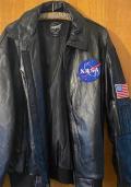 Veste pilote NASA simili-cuir