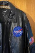 Veste pilote NASA simili-cuir