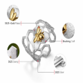 Bague nid d'abeille