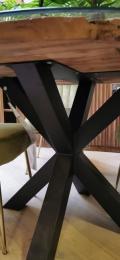 Table ronde bois massif