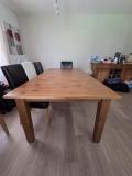 Grande table IKEA en bois massif avec rallonges, jusqu’à 12 personnes ! Grande table IKEA en bois massif avec rallonges, jusqu’à 12 personnes !